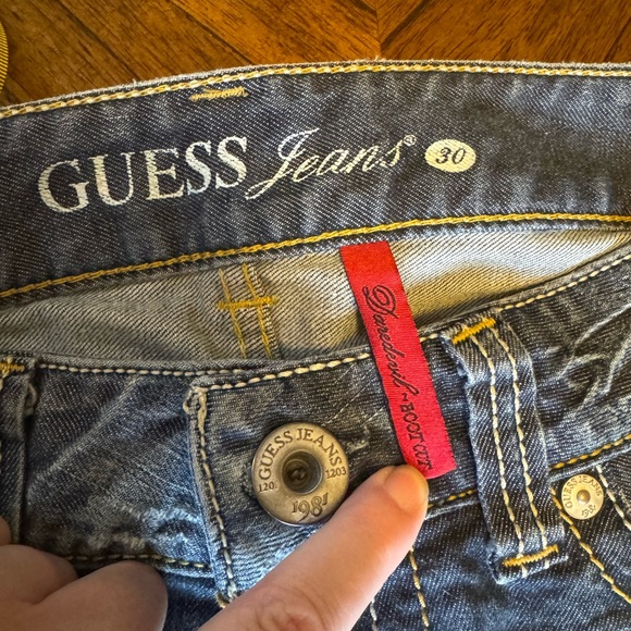 GUESS Distressed Blue Jeans - Picture 6 of 10